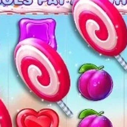 Paleta scatter de Sweet Bonanza recortada desde una captura real del slot